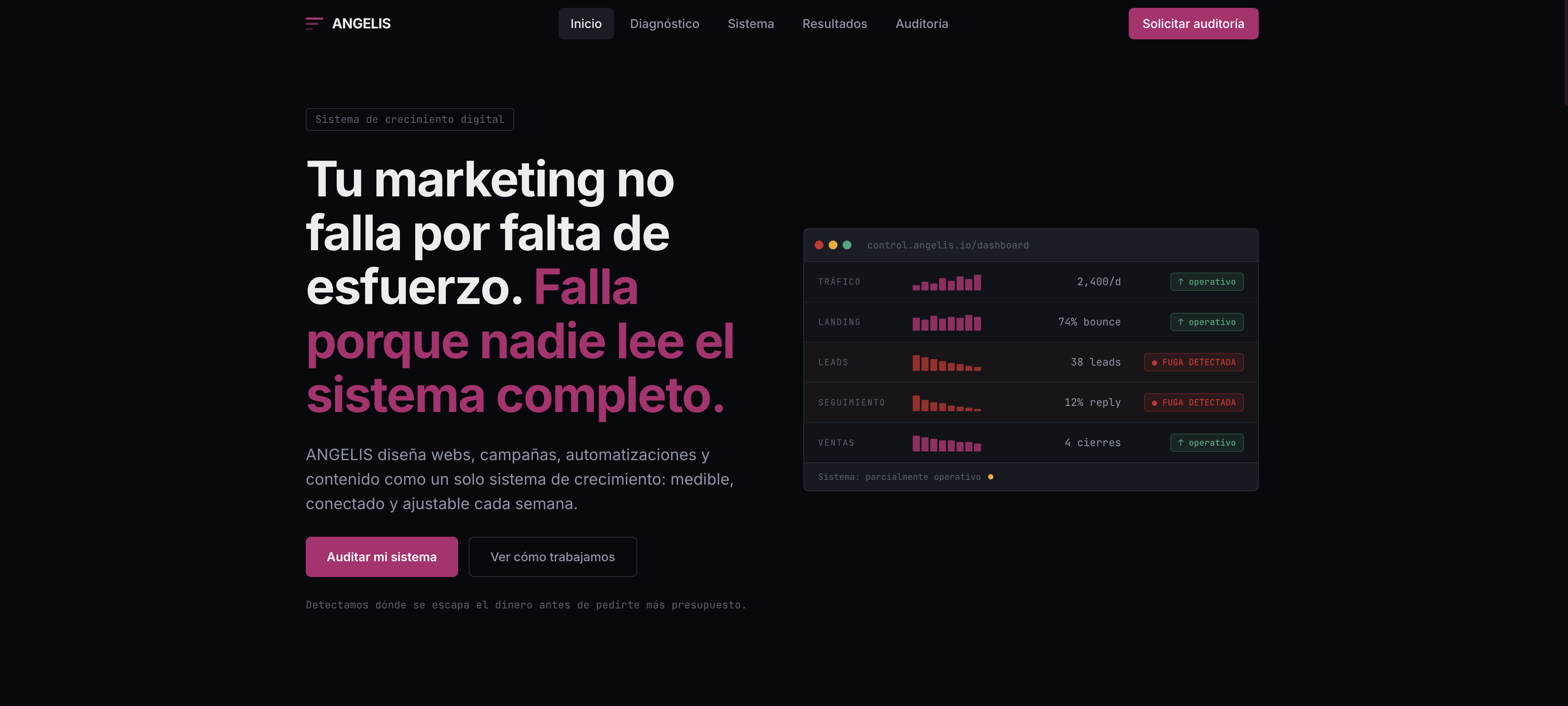 Vista: Angelis Analytics